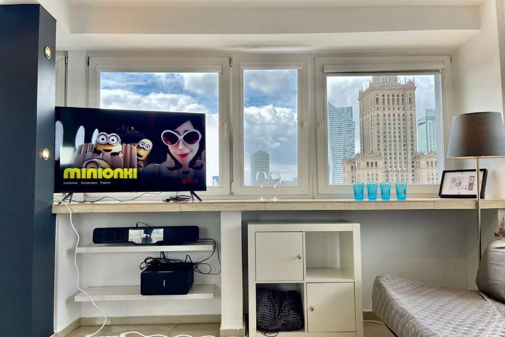 Sawa Apartment 2Xmetro Wifi 500 Mbs 50'Tv Netflix Hbo Appletv+ วอร์ซอ ภายนอก รูปภาพ