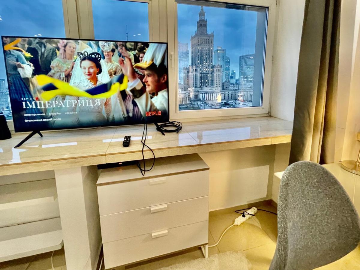 Sawa Apartment 2Xmetro Wifi 500 Mbs 50'Tv Netflix Hbo Appletv+ วอร์ซอ ภายนอก รูปภาพ