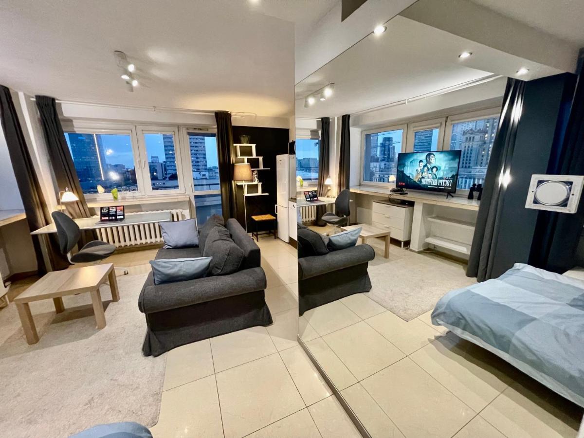 Sawa Apartment 2Xmetro Wifi 500 Mbs 50'Tv Netflix Hbo Appletv+ วอร์ซอ ภายนอก รูปภาพ