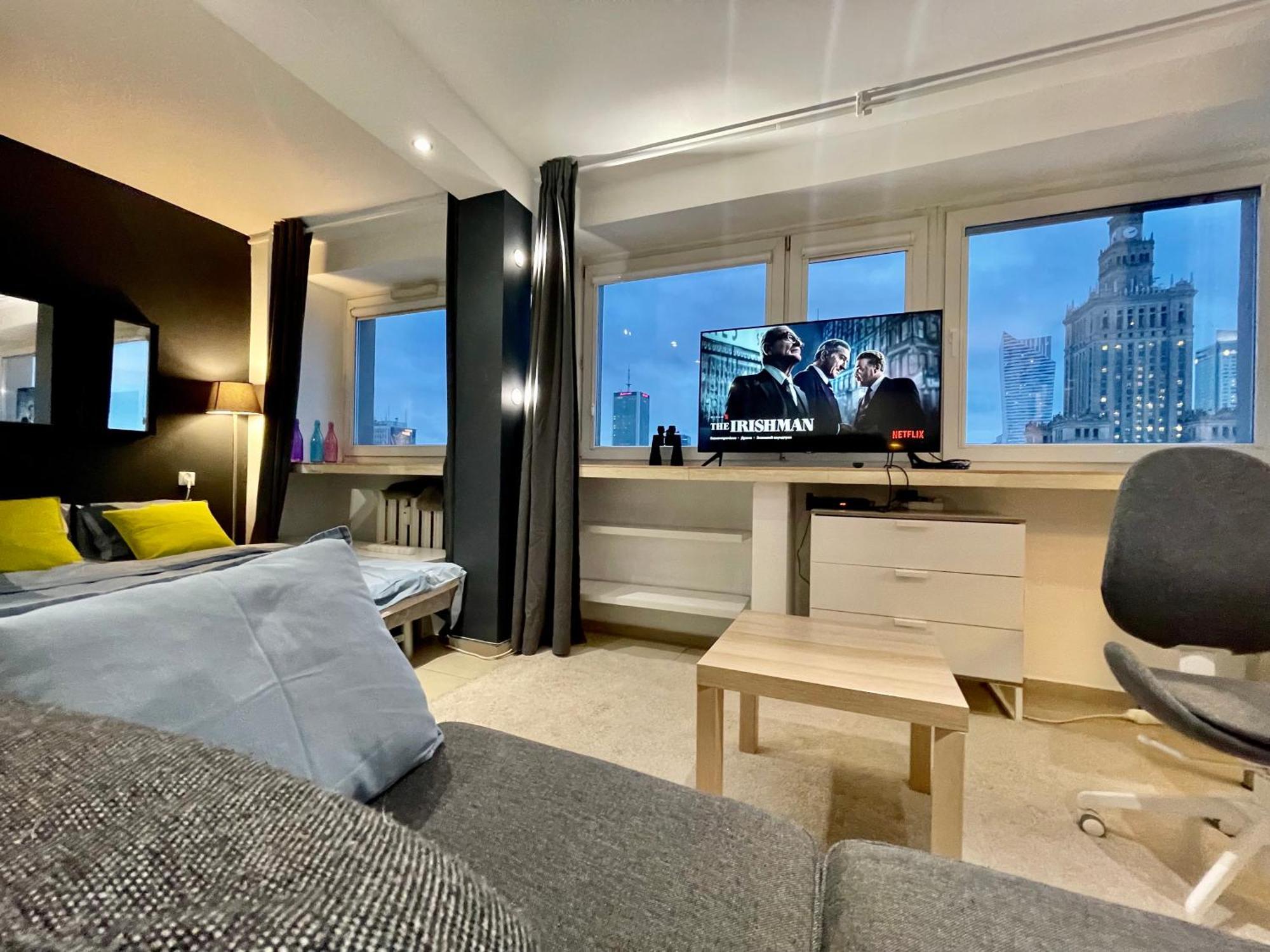 Sawa Apartment 2Xmetro Wifi 500 Mbs 50'Tv Netflix Hbo Appletv+ วอร์ซอ ภายนอก รูปภาพ