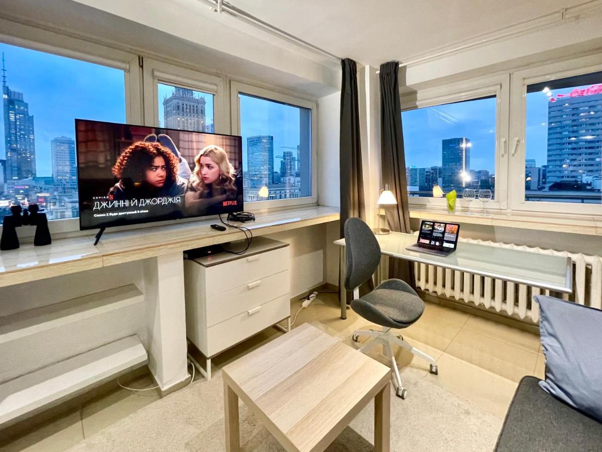 Sawa Apartment 2Xmetro Wifi 500 Mbs 50'Tv Netflix Hbo Appletv+ วอร์ซอ ภายนอก รูปภาพ