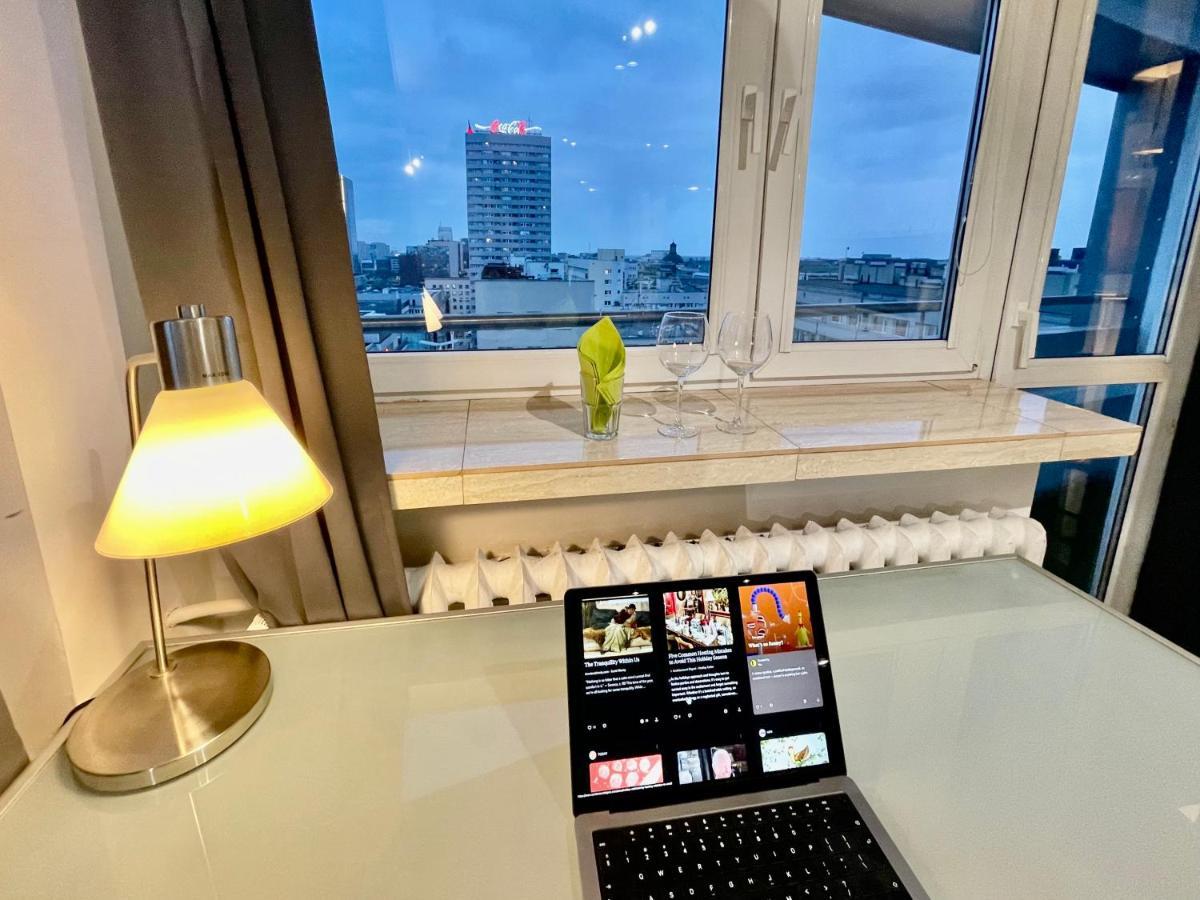 Sawa Apartment 2Xmetro Wifi 500 Mbs 50'Tv Netflix Hbo Appletv+ วอร์ซอ ภายนอก รูปภาพ
